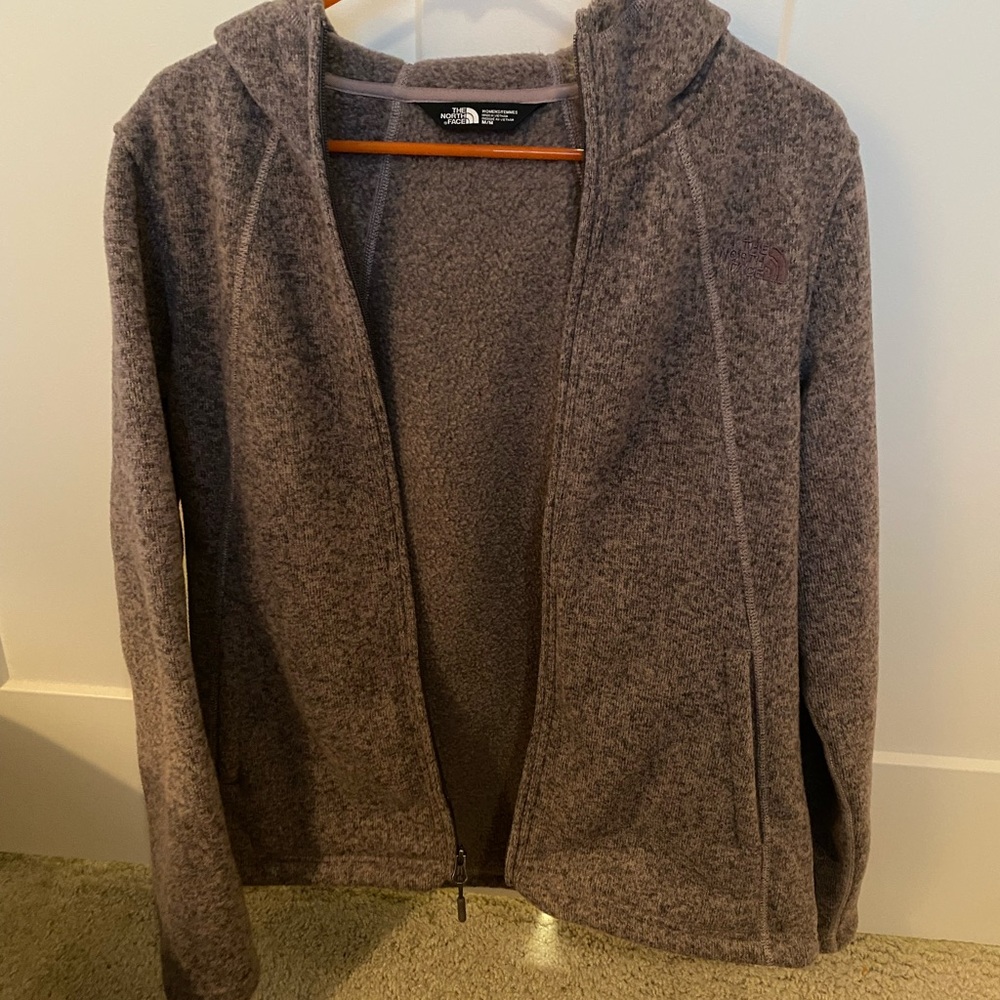 Womens North Face Fleece Hooded Jacket